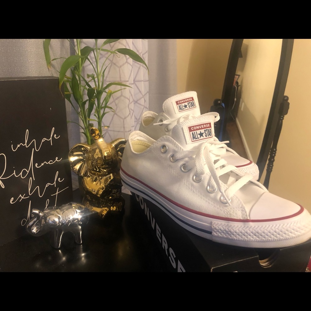 Converse, White- Chuck Taylor’s